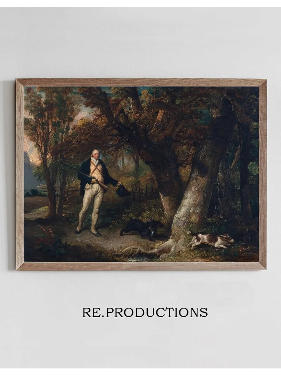 The Reverend Thomas Levett and Favourite Dogs, Cock - Shooting