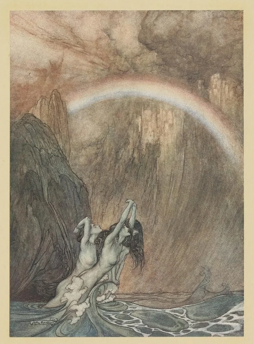 The Rhine's Fair Children, Bewailing Their Lost Gold, Weep