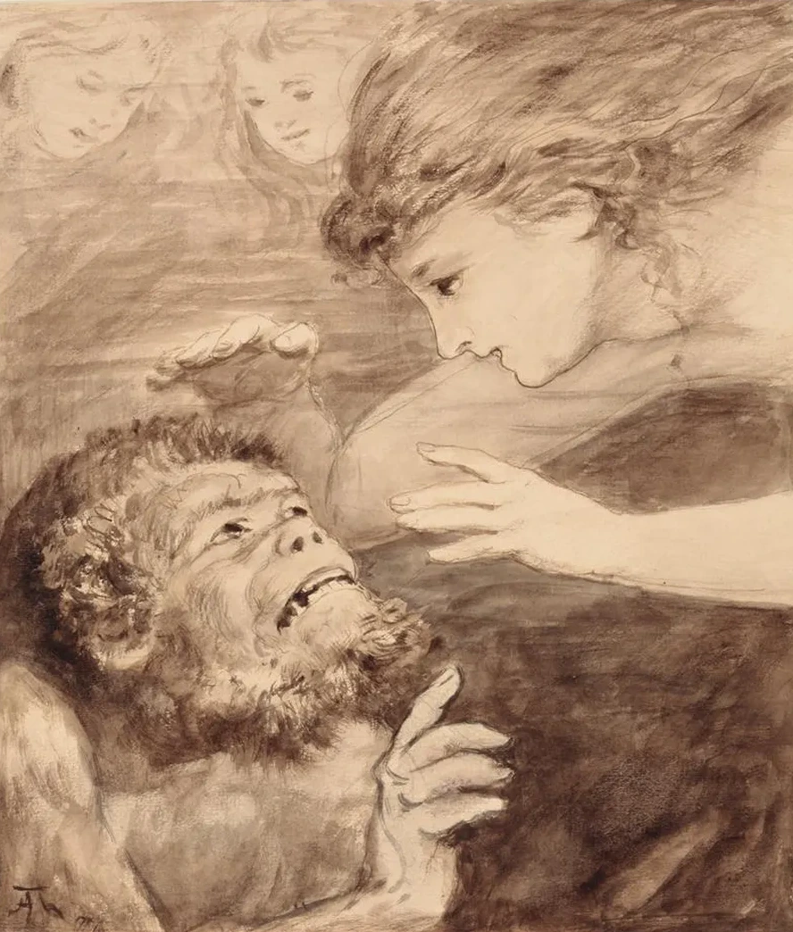The Rhinemaidens and Alberich