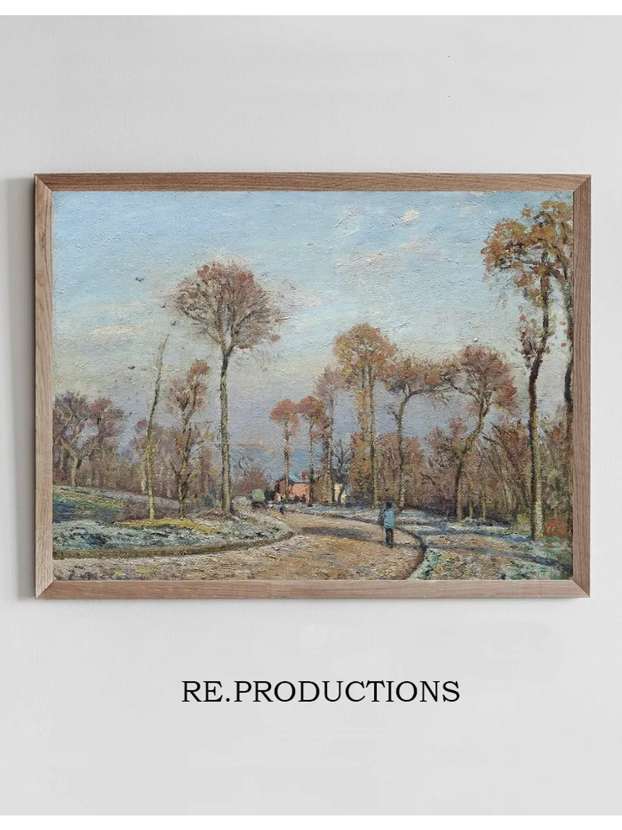 The Road to Versailles, Louveciennes,Morning Frost