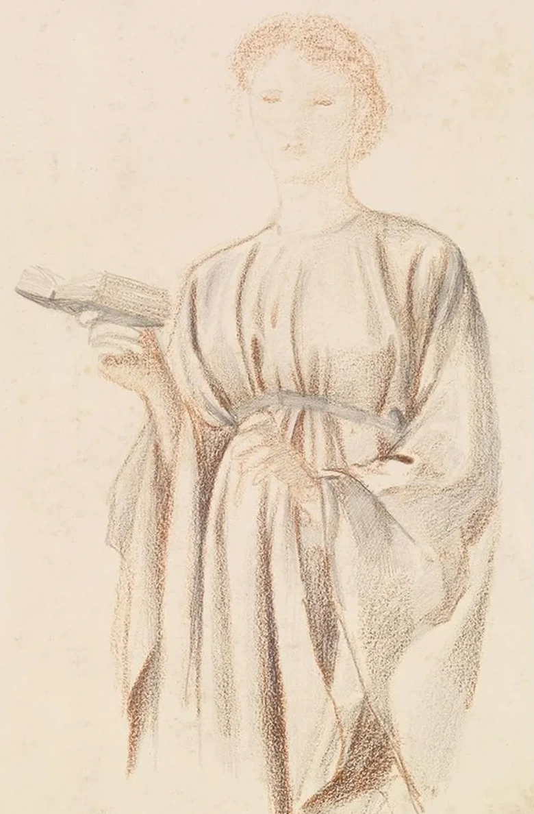 The Rose Garden Study of Georgiana Burne - Jones
