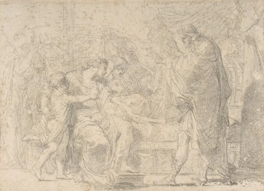 The Royal Family of Troy Mourning the Death of Hector