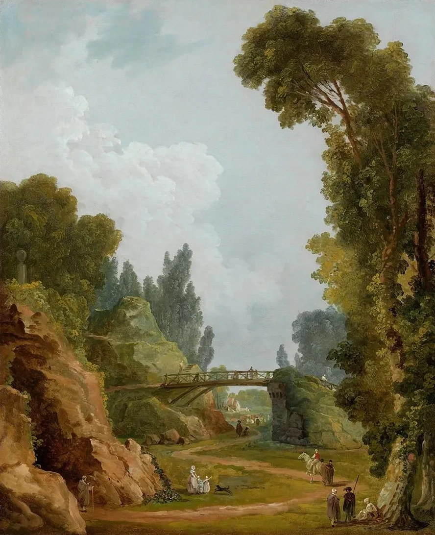 The Rustic Bridge, Ch teau de M r ville, France