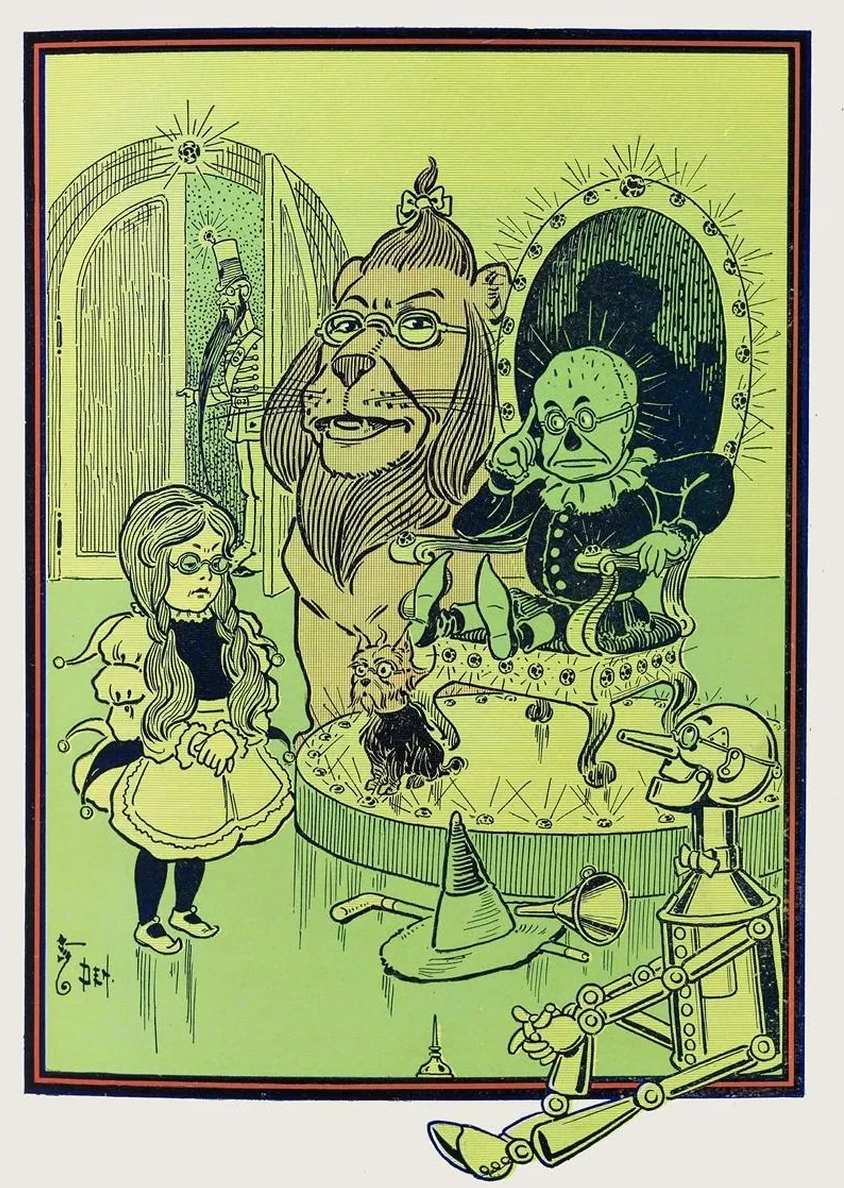 The Scarecrow Sat on the Big Throne