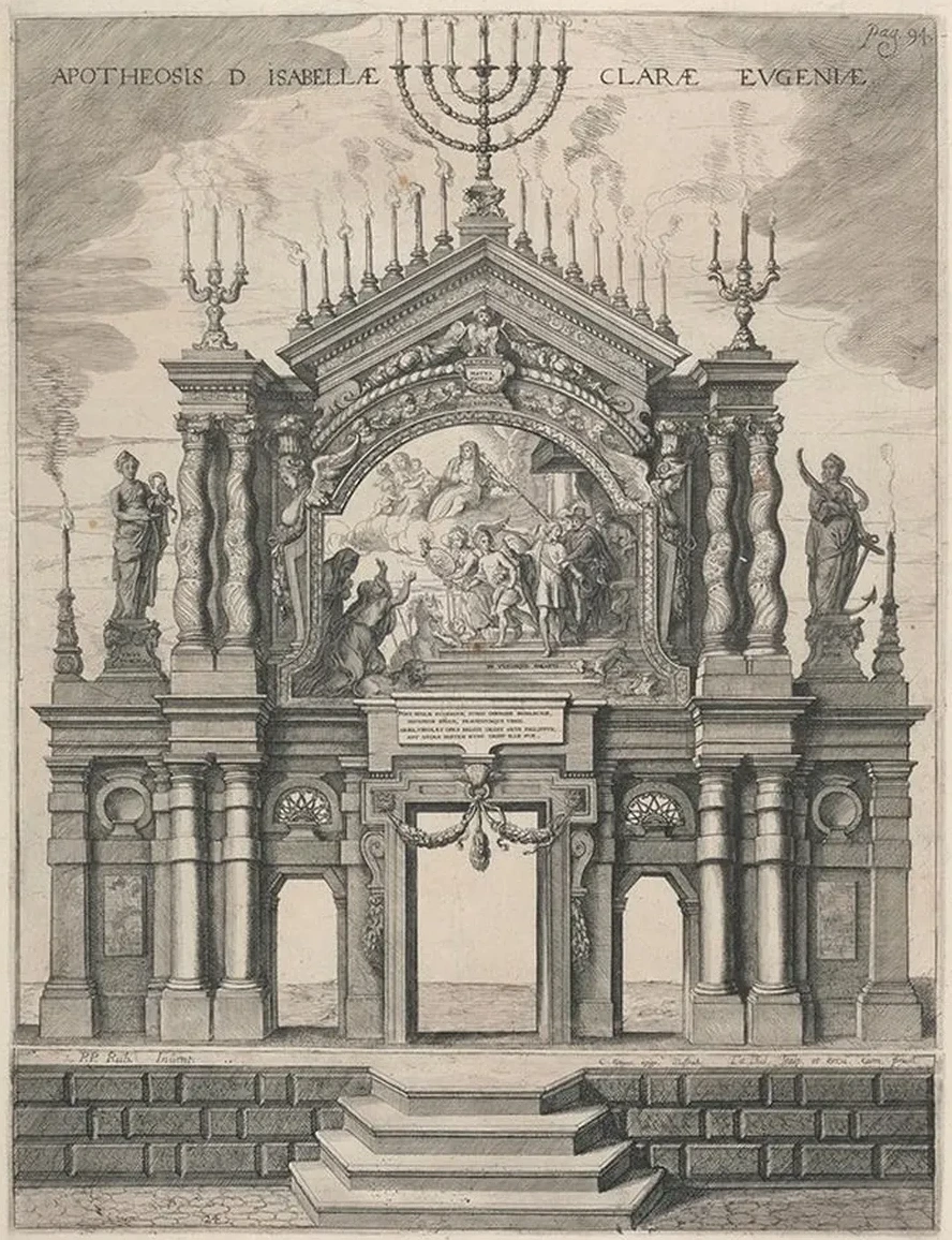 The Scene of Archduchess Isabella Clare Eugenia of Austria