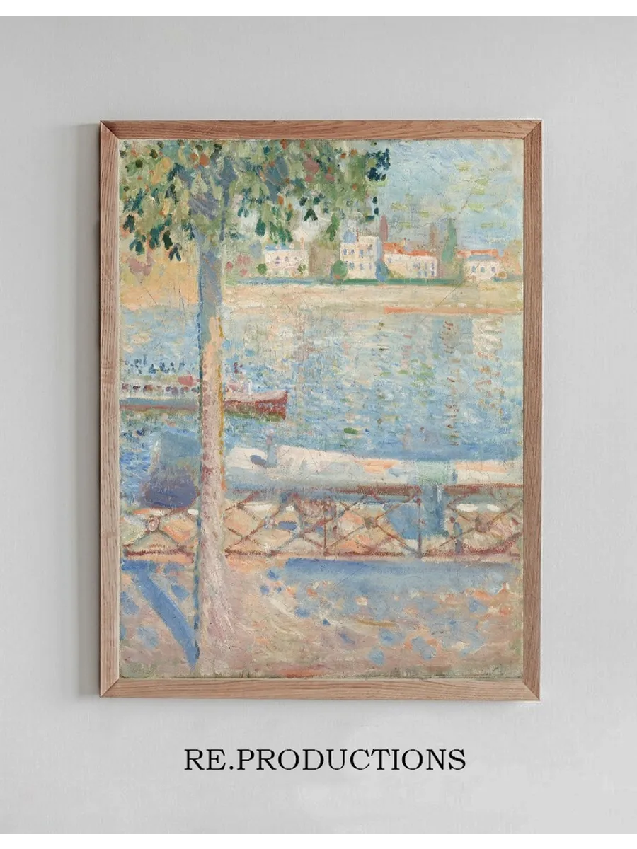 The Seine At Saint - Cloud