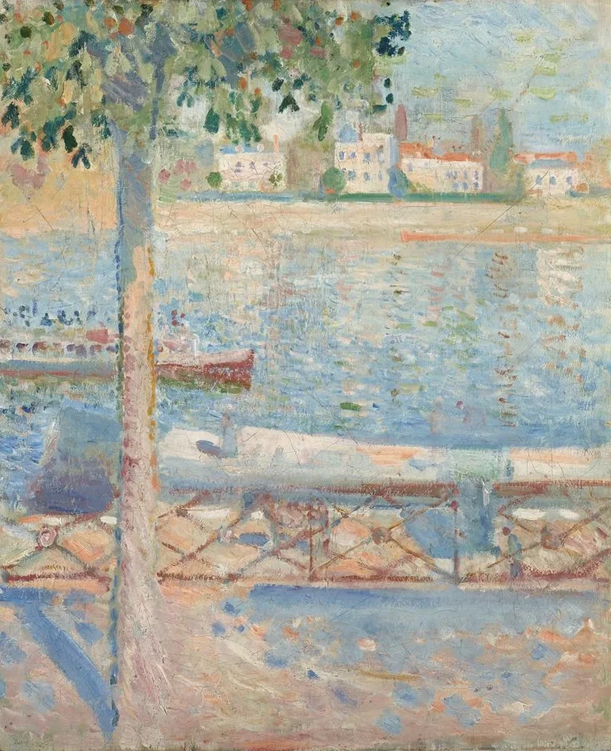 The Seine At Saint - Cloud