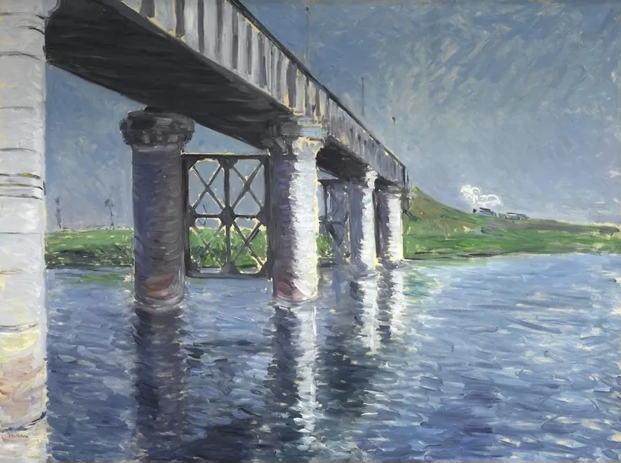 The Seine and the Railroad Bridge at Argenteuil (la Seine et le Pont du Chemin de Fer Dargenteuil)
