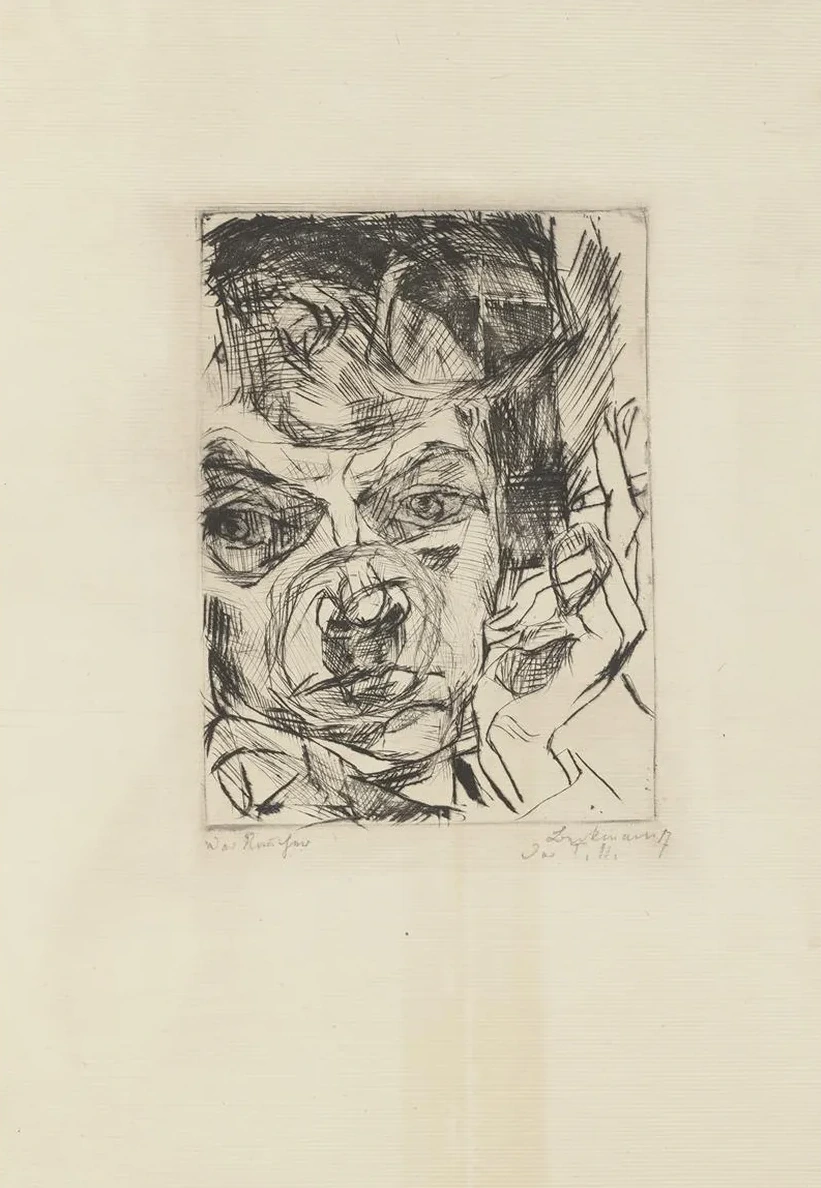 The Smoker (Self - Portrait)