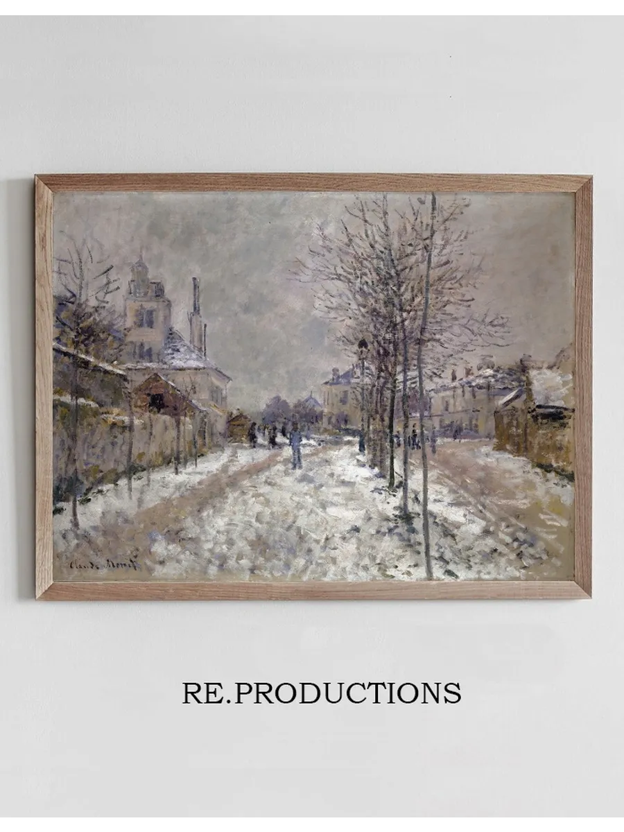 The Snow - Covered Boulevard De Pontoise In Argenteuil