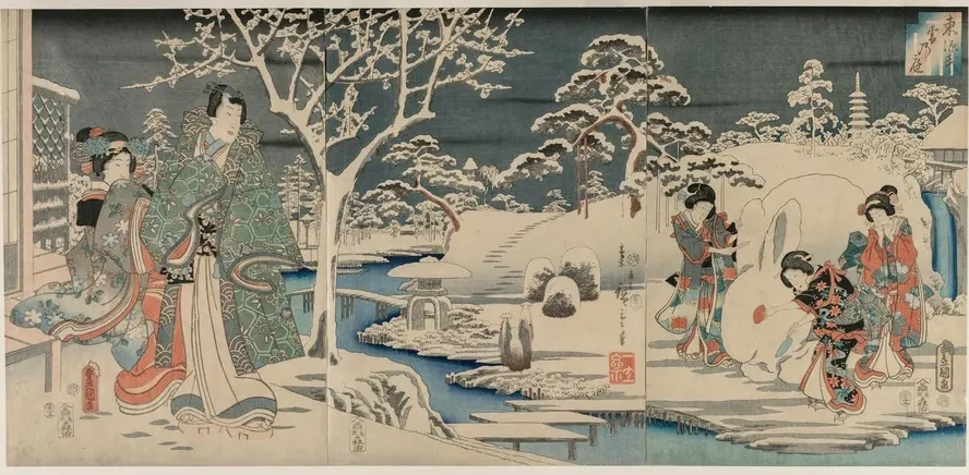 The Snowy Garden