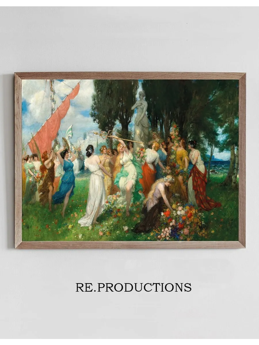 The Spring Festival of Flora Before the Acropolis