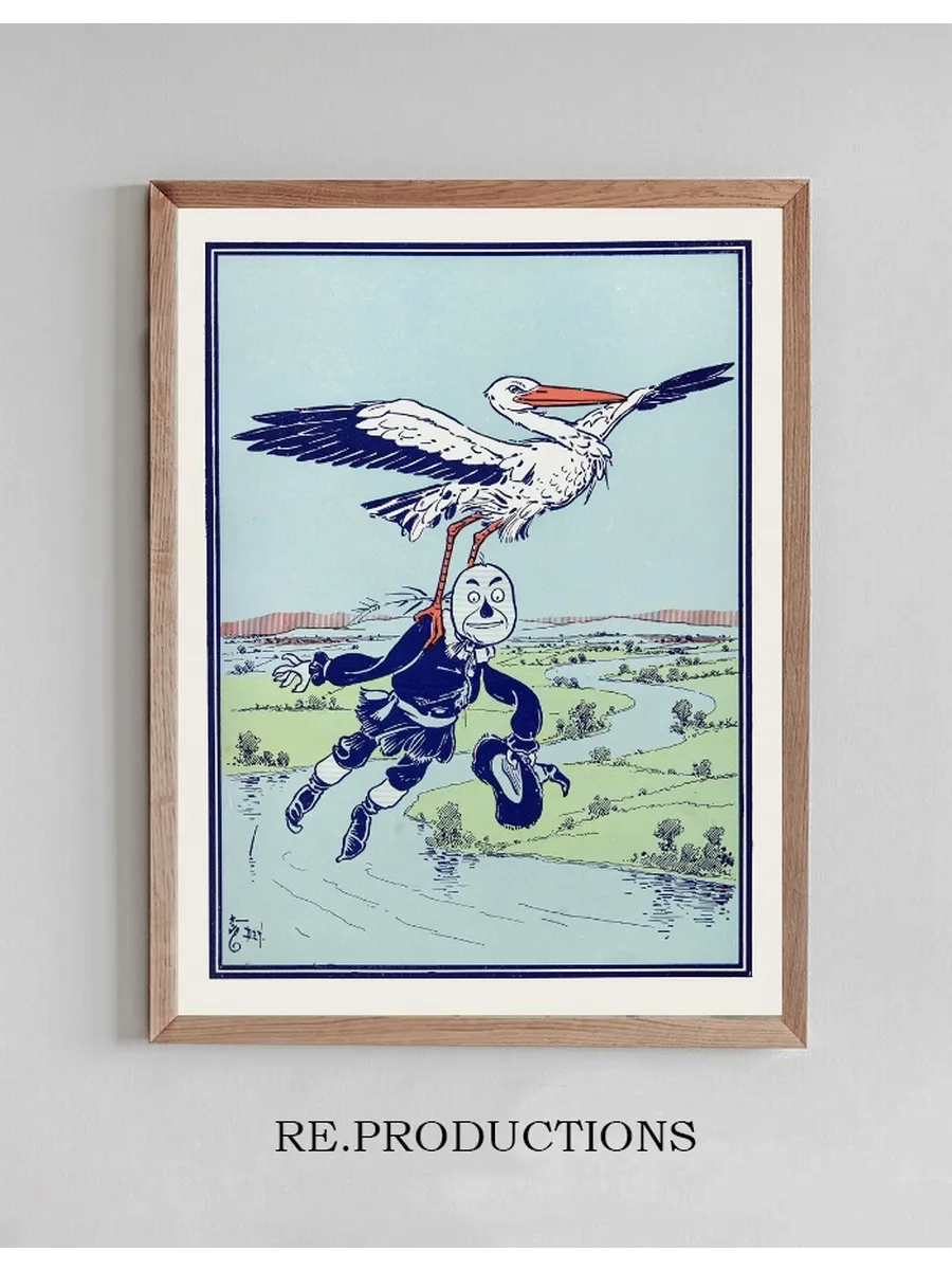 The Stork Carried Him Up into the Air