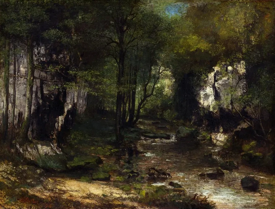 The Stream (Le Ruisseau du Puits - Noir vall e de la Loue)
