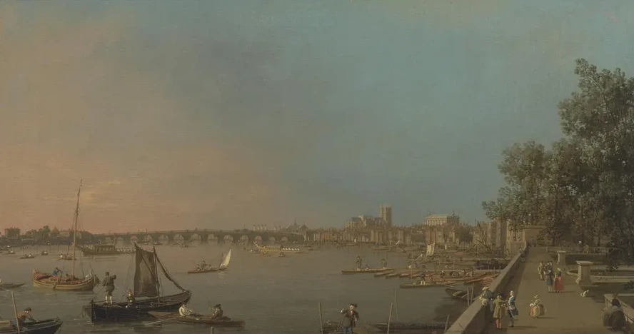 The Thames from the Terrace of Somerset House, Looking Toward Westminster