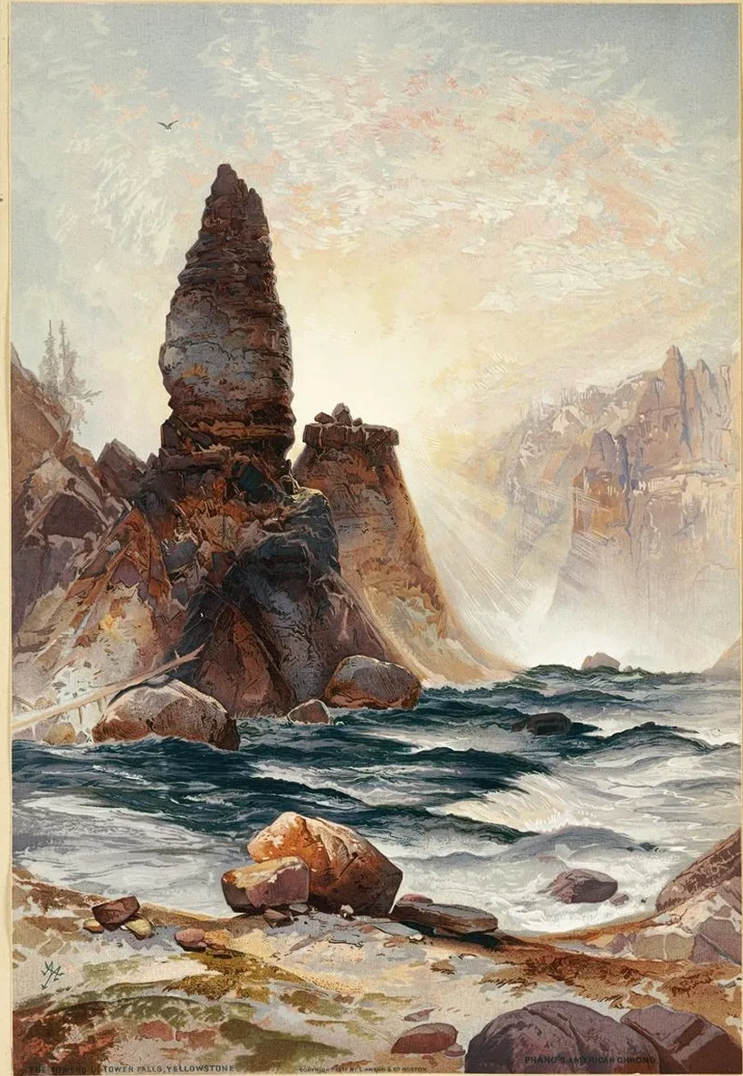 The Towers of Tower Falls, Yellowstone