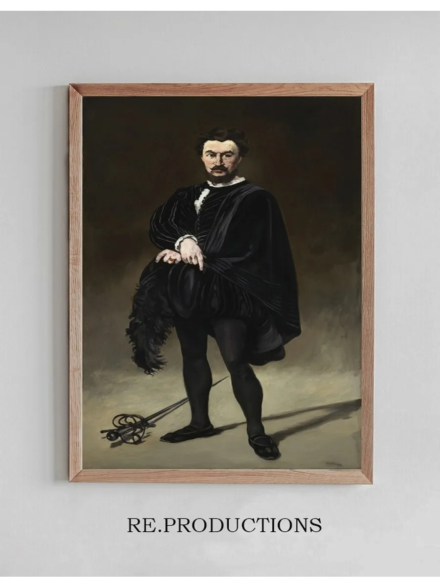 The Tragic Actor (Rouvi re as Hamlet)