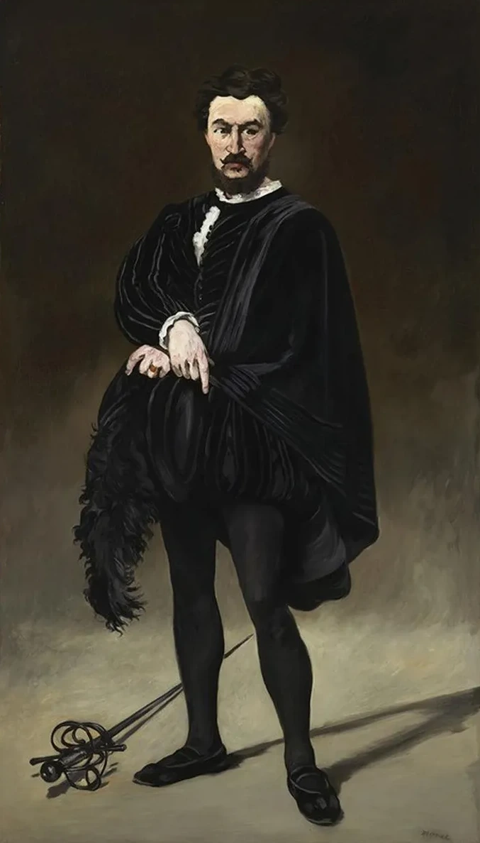 The Tragic Actor (Rouvi re as Hamlet)