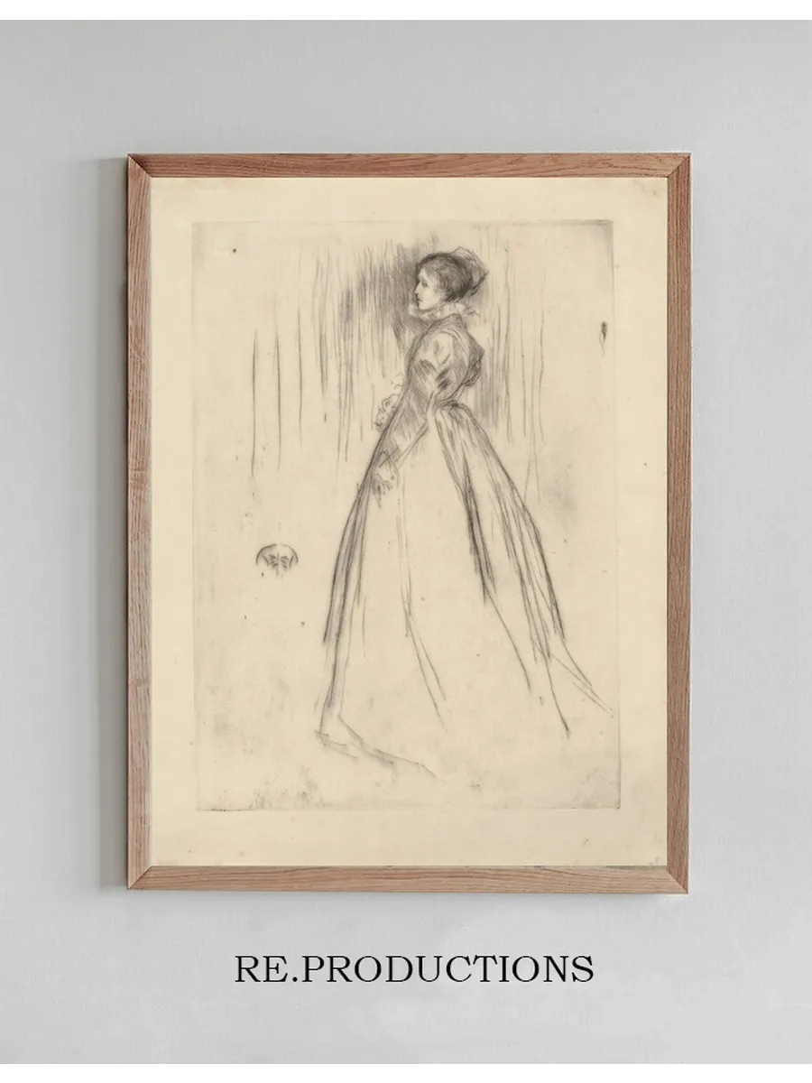 The Velvet Dress (Mrs. Leyland)