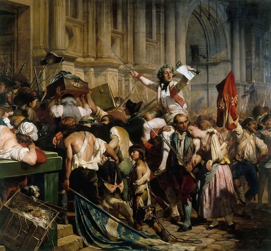 The Victors of the Bastille in Front of the H tel de Ville, July 14, 1789
