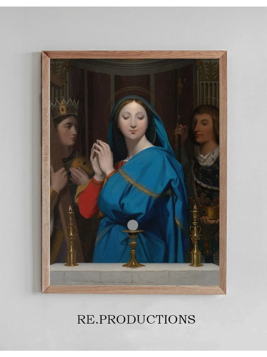 The Virgin Adoring the Host