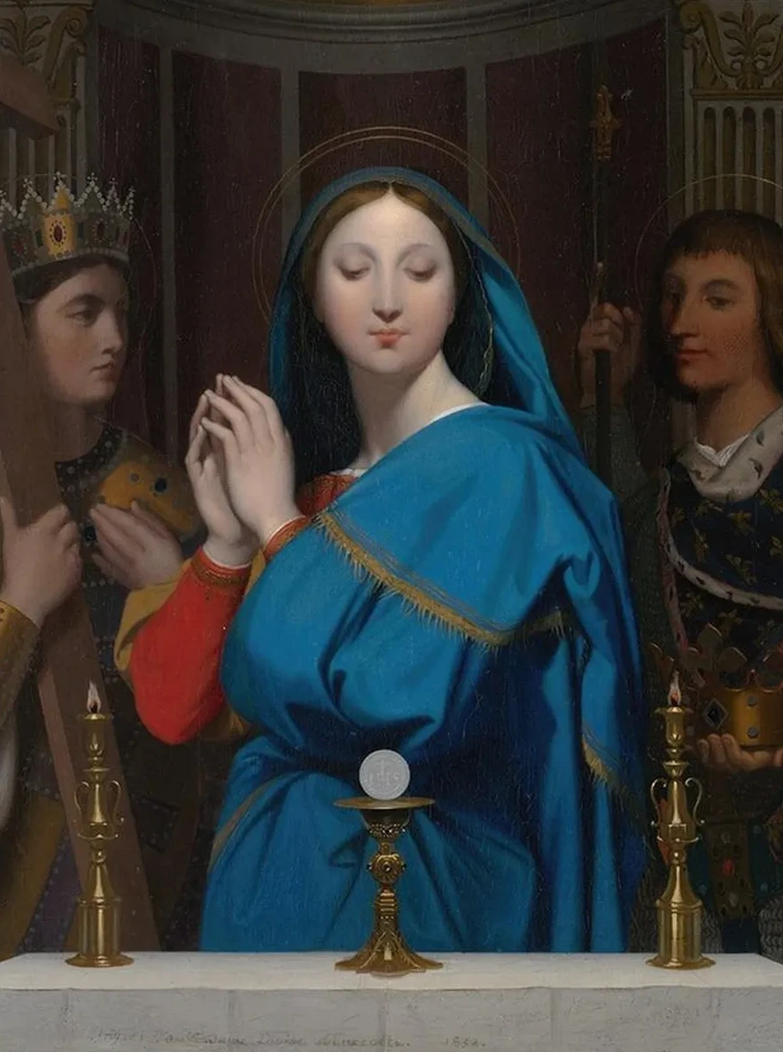 The Virgin Adoring the Host