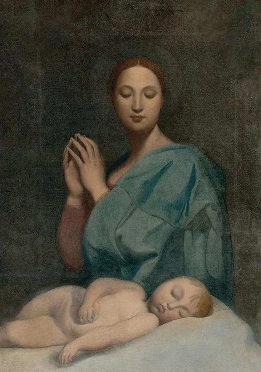 The Virgin With The Sleeping Infant Jesus