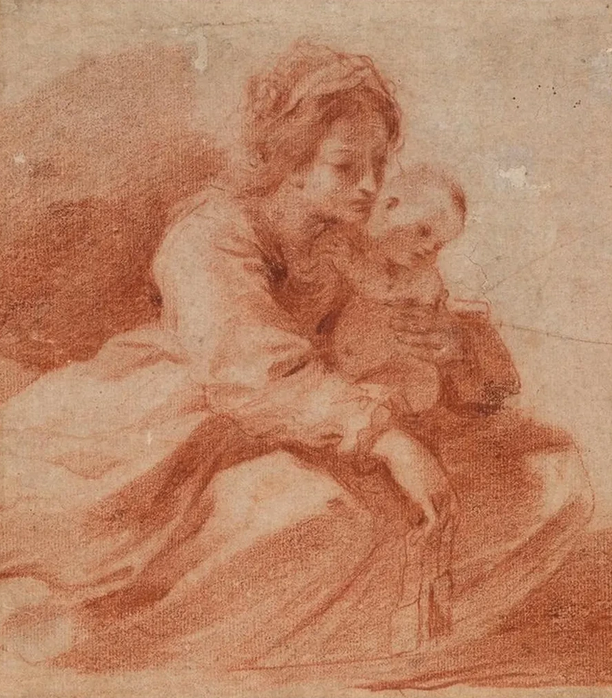 The Virgin and Child (for the Madonna del Carmine Presenting a Scapular to a Carmelite, in Cento's Pinacoteca