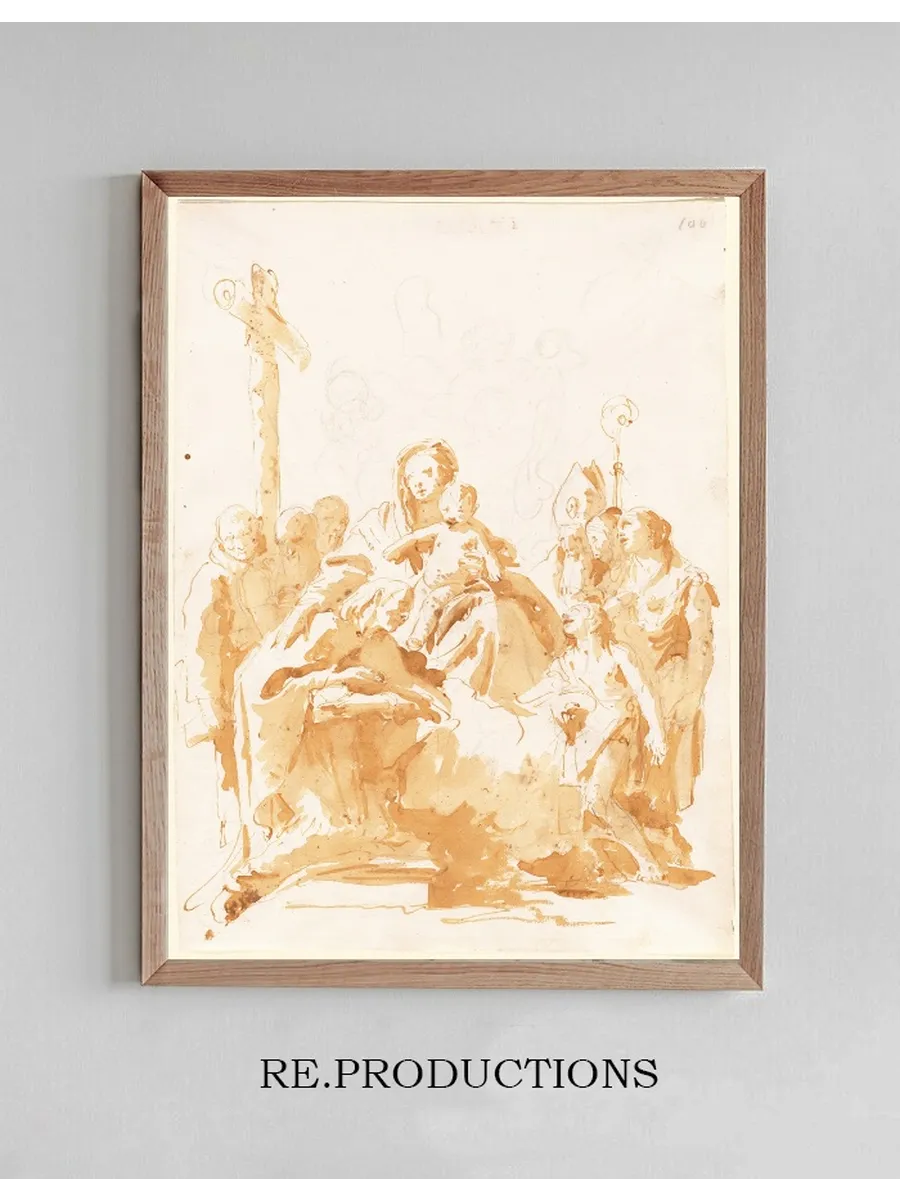 The Virgin and Child Adored by Bishops, Monks and Women