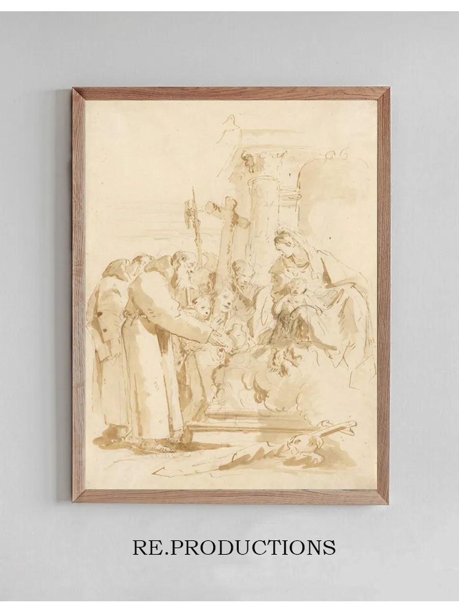 The Virgin and Child Adored by Monks and Others