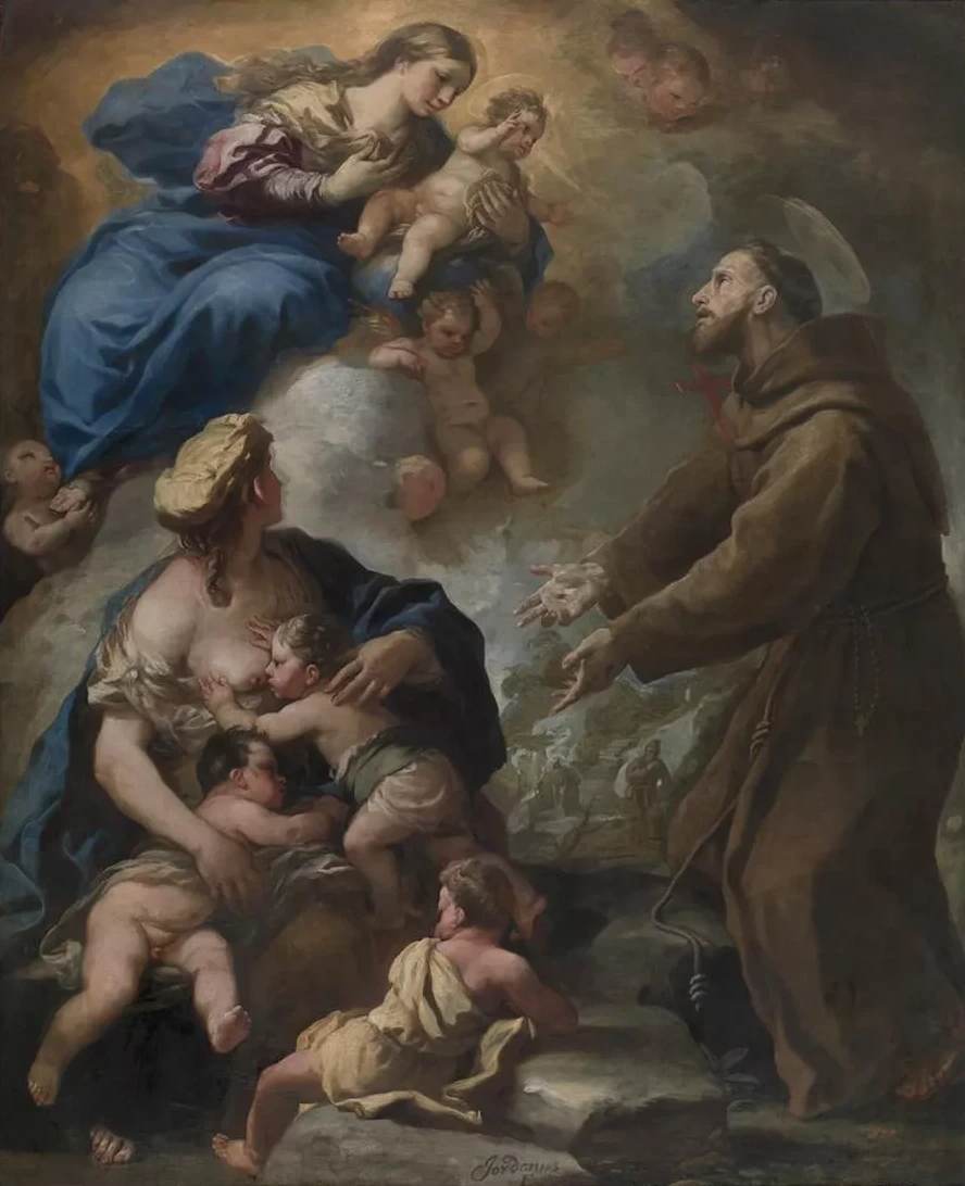 The Virgin and Child Appearing to Saint Francis of Assisi