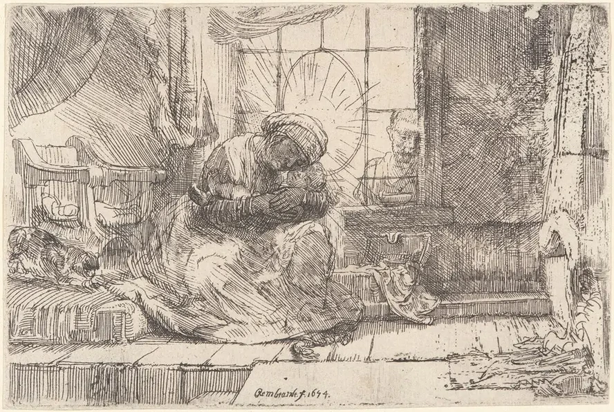 The Virgin and Child with the Cat and Snake