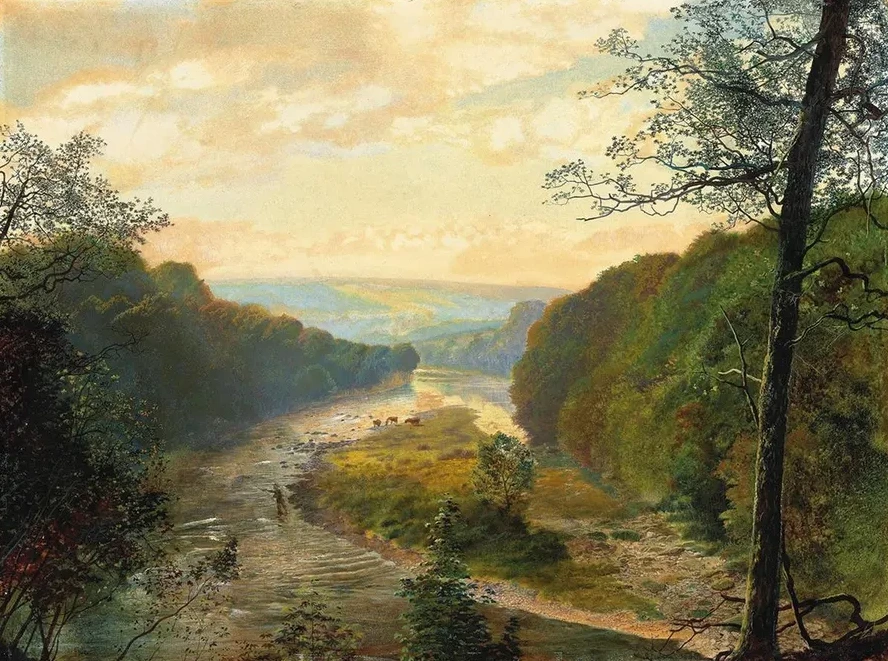 The Wharfe Valley, with Barden Tower Beyond