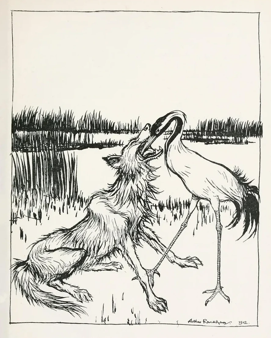 The Wolf and the Crane