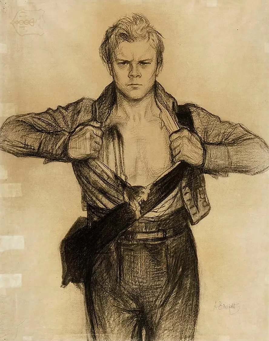 The Wounded Soldier From The Poem D beln At Jutas