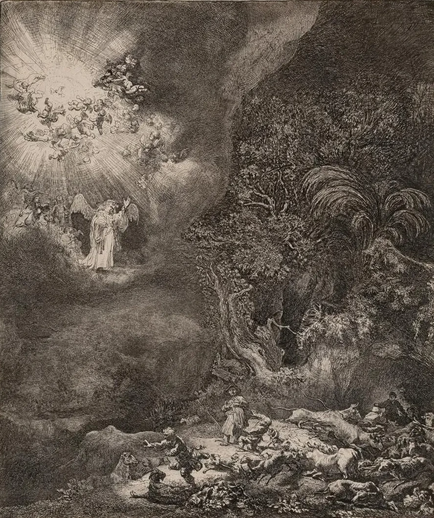 The Angel Appearing to the Shepherds
