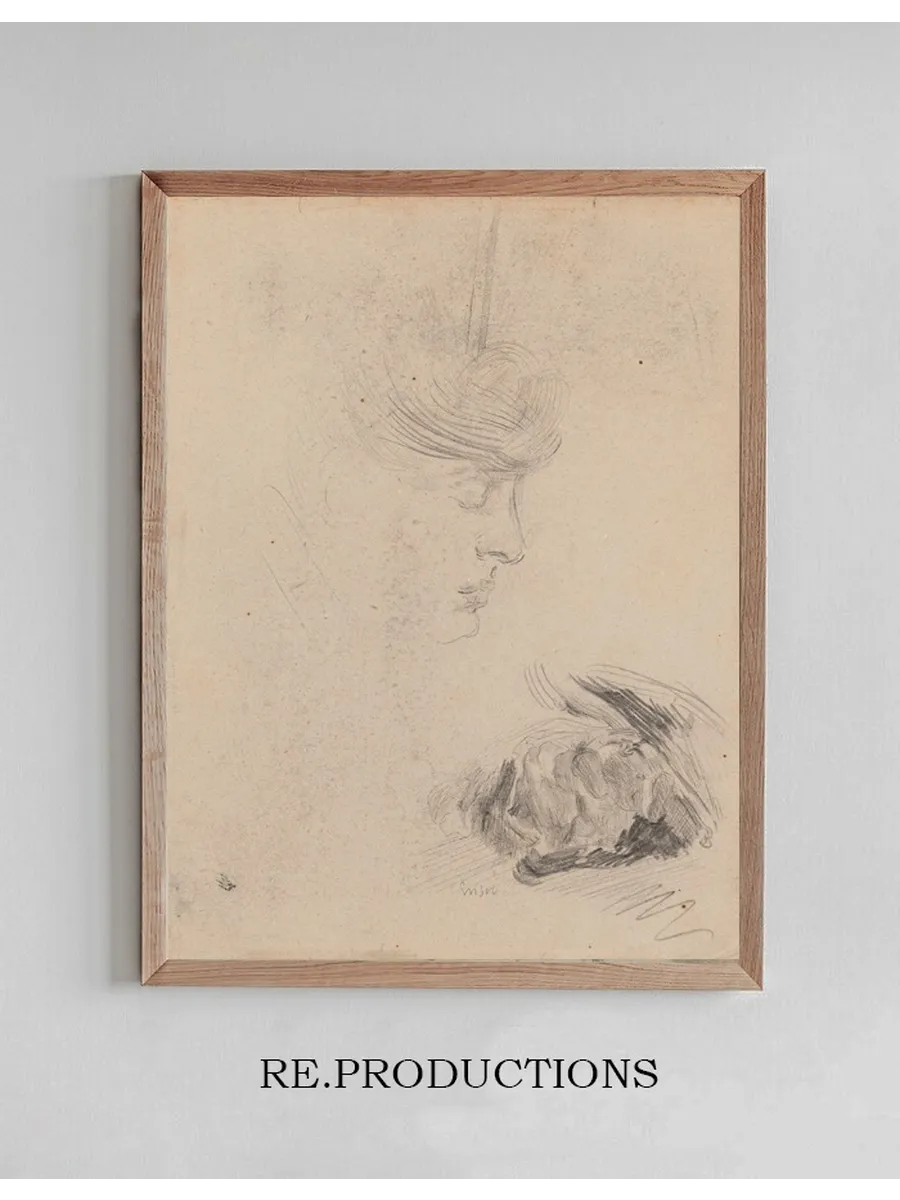 The artist's Sister Mitche and Figure