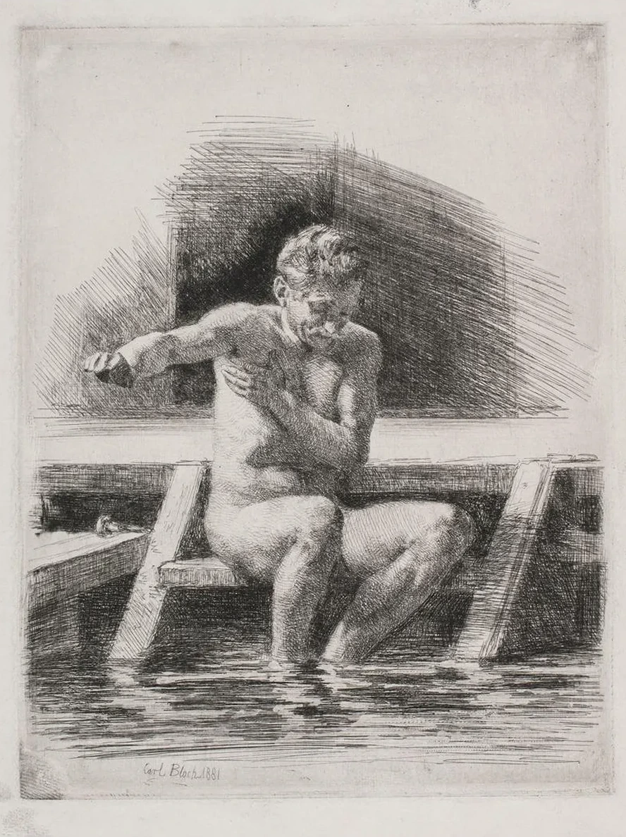 The Bathing Man