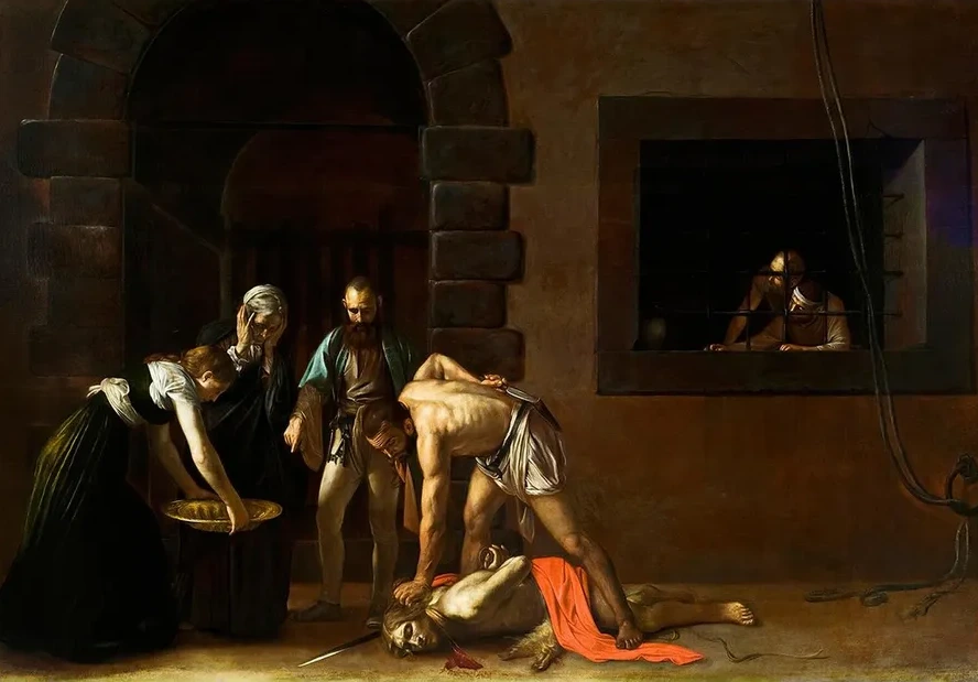 The beheading of St. John the Baptist