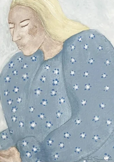 The Blue New Dress