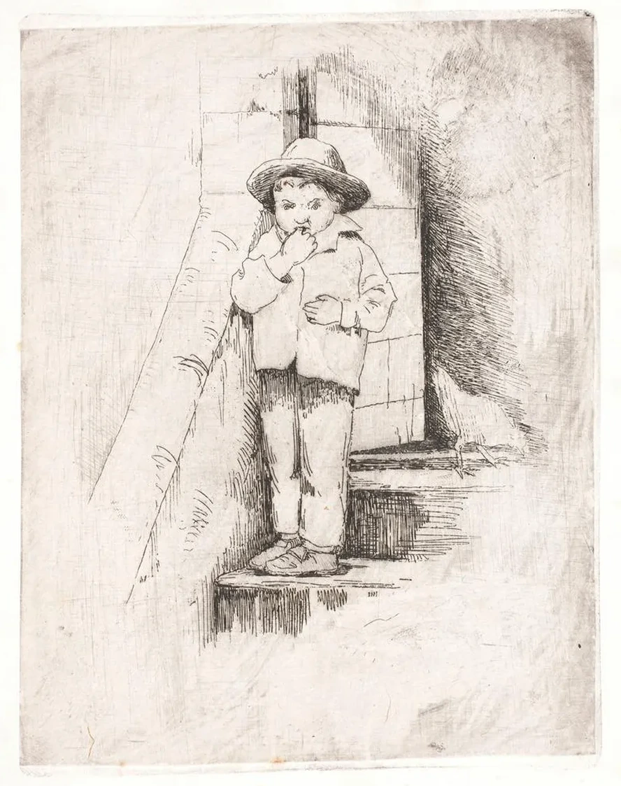 The Boy on the Stairs
