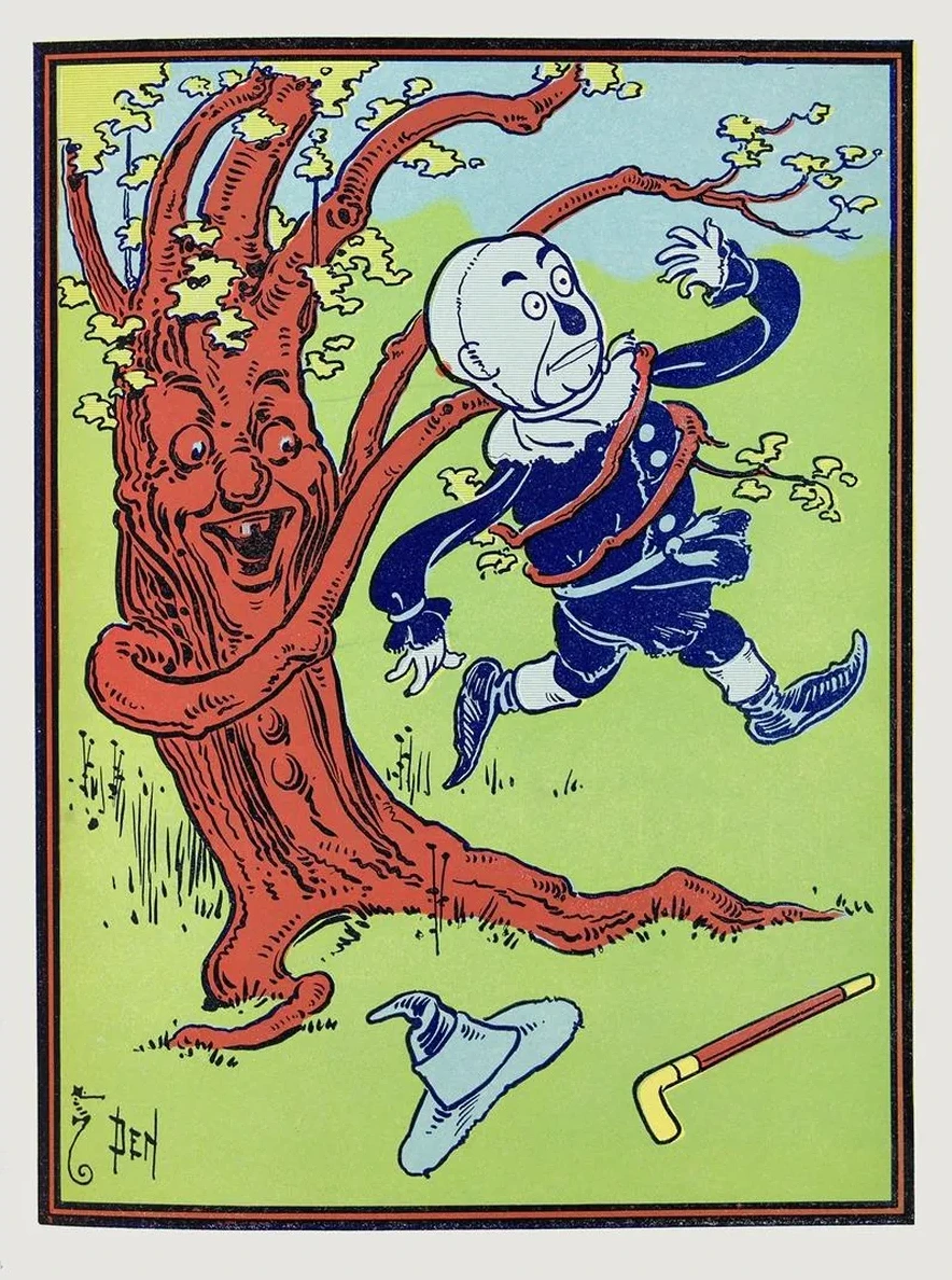 The Branches Bent Down and Twined Around Him