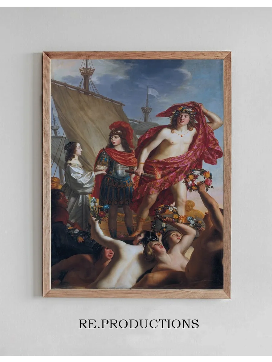 The debarkation of Mary Stuart, greeted by Willem II