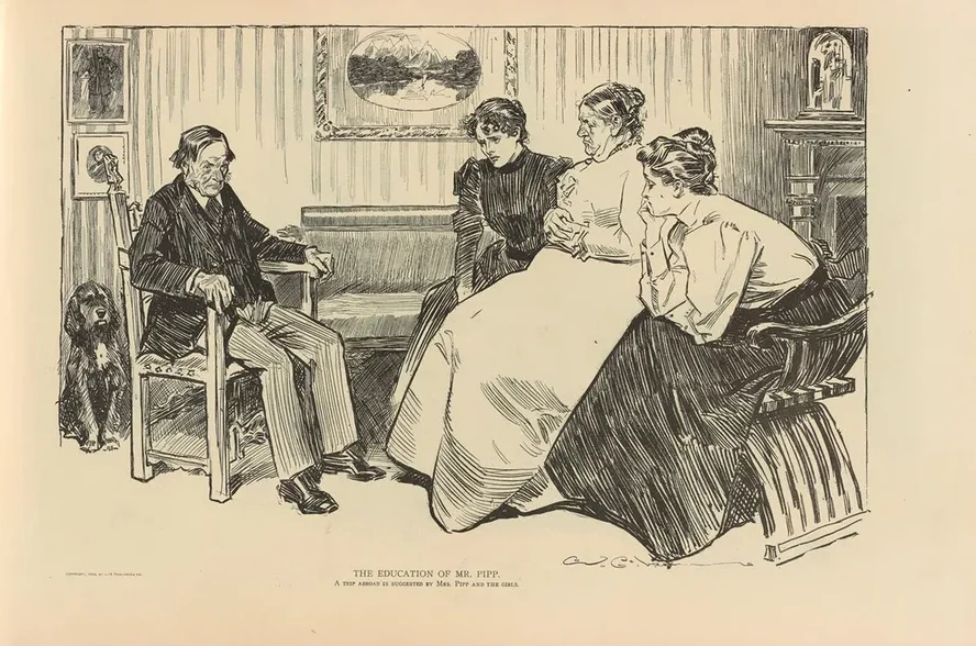 The Education of Mr. Pipp. A Trip Abroad Is Suggested by Mrs. Plpp and the Girls