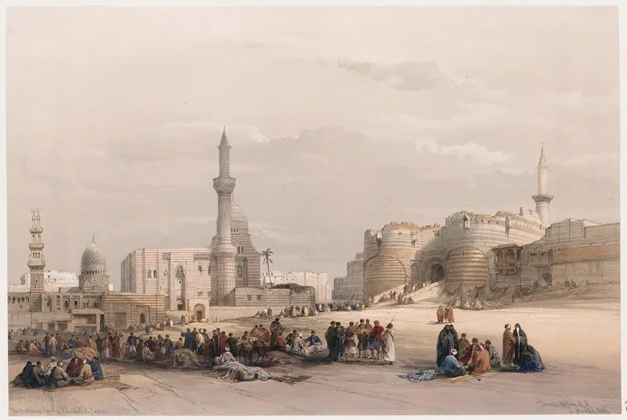 The Entrance to the Citadel of Cairo