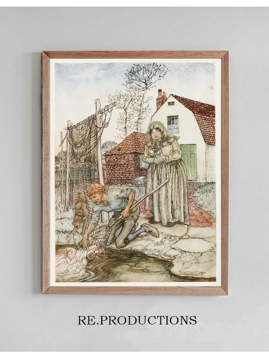 The Fisherman and His Wife Had No Children, and They Were Just Longing for a Baby