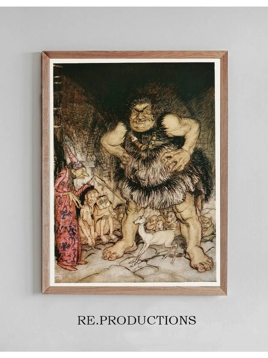 The Giant Galligantua and the Wicked Old Magician Transform the Duke's Daughter into a White Hind