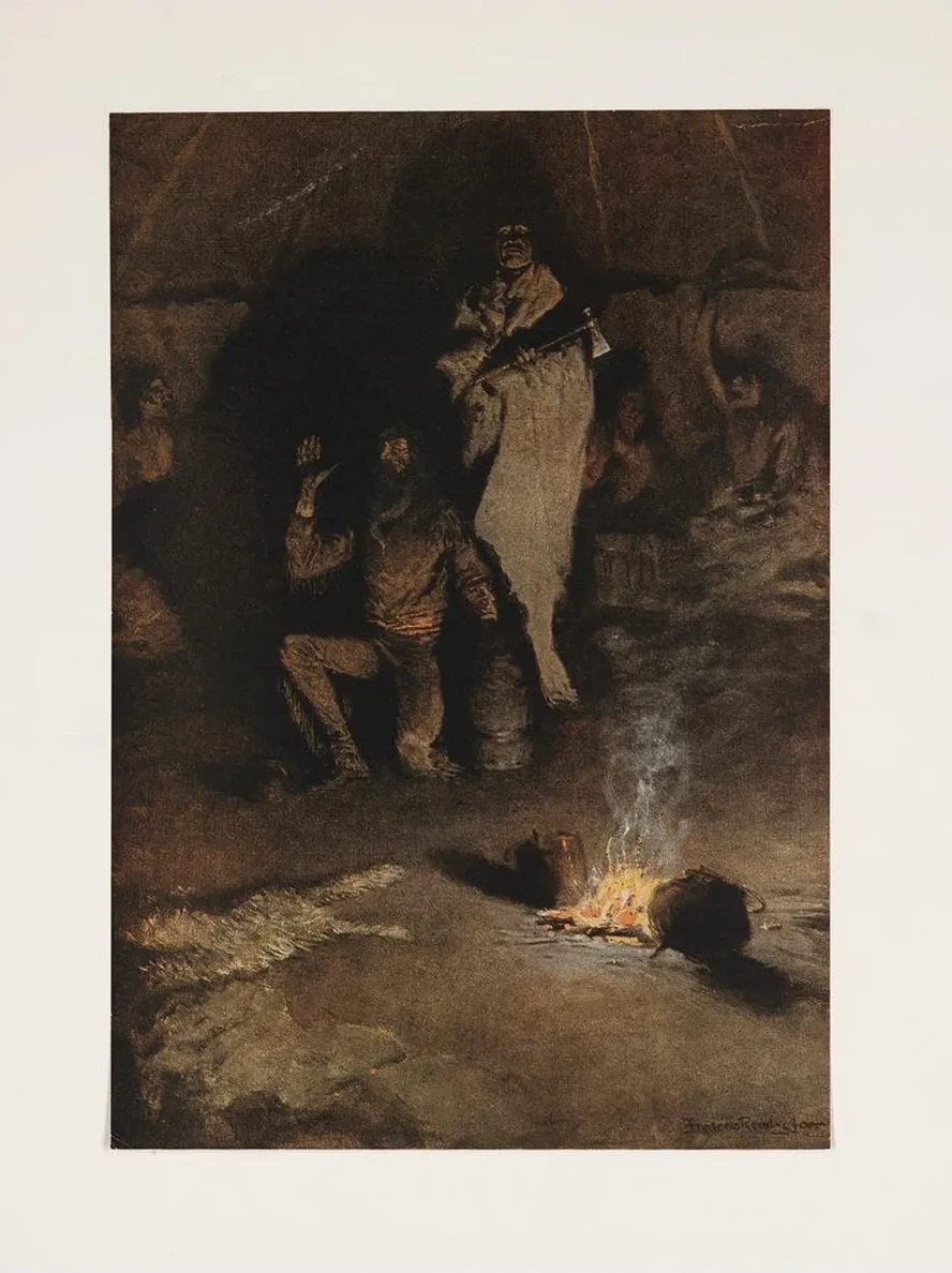 The Guard of the Whisky Trader