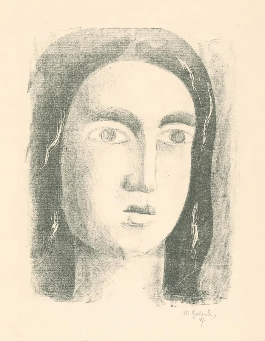 The head of a Woman
