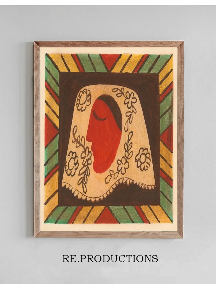 The Head of a Girl in a Scarf